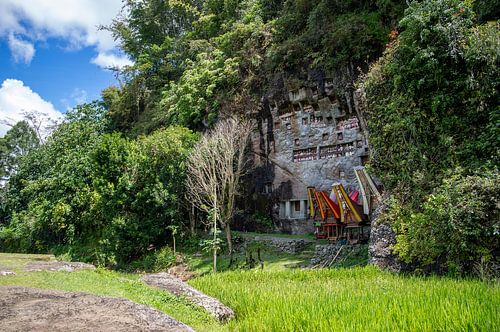 Graftombes in Indonesië.