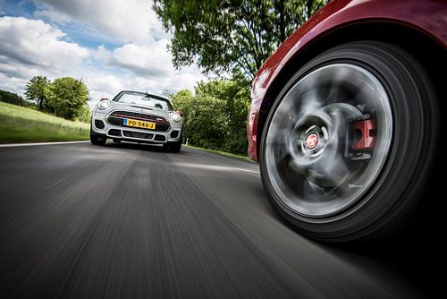 Mini John Cooper Works - Abarth 124 Spider