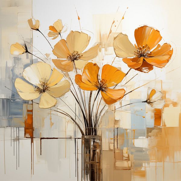 Flowers abstract by Bert Nijholt