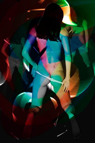 Nude and eroticism and sensuality