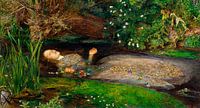Ophelia, John Everett Millais von Meisterhafte Meister Miniaturansicht