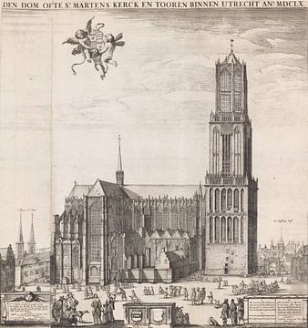 Steven van Lamsweerde, Ansicht des Doms in Utrecht im Jahr 1660