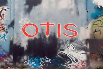Naamplaat Graffiti Otis van Lonely Art