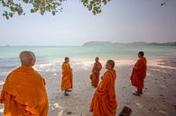 Monks in the Beach by Levent Weber thumbnail