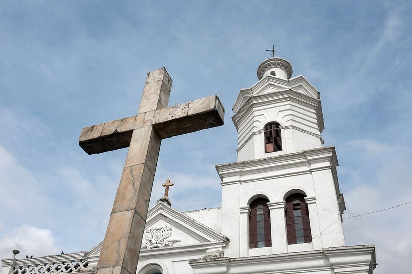 Cuenca Ecuador Iglesia San Sebastian. von Richard Wareham