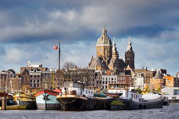 Uitzicht over Amsterdam van Thea.Photo