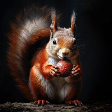 Portrait de l'écureuil sur ARTemberaubend