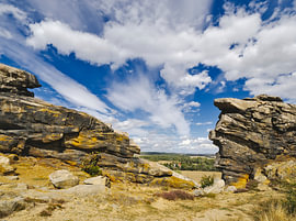 Steine und Wolken von Roger Trelou