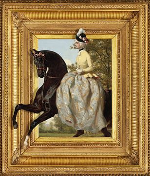the Lady and her Horse van Marja van den Hurk