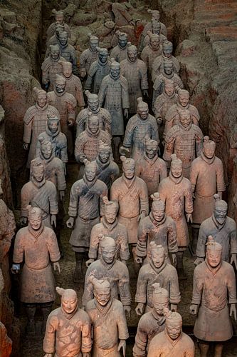 Het Terracottaleger van Xian in China
