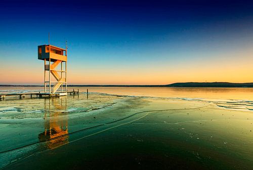 Berlin Müggelsee im Winter von Frank Herrmann