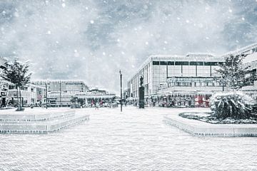 Nieuwe Markt in Roosendaal is omgetoverd in een Winter Wonderland van Fotografie Jeronimo