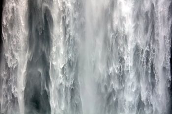 Wasser Skógafoss Wasserfall in Island