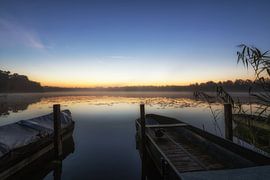 Matin au bord d'un étang sur Maikel Brands