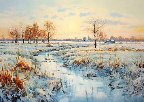 Malerei Schnee 27924