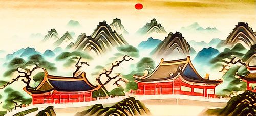 Temple complex in Vietnam, motif 1