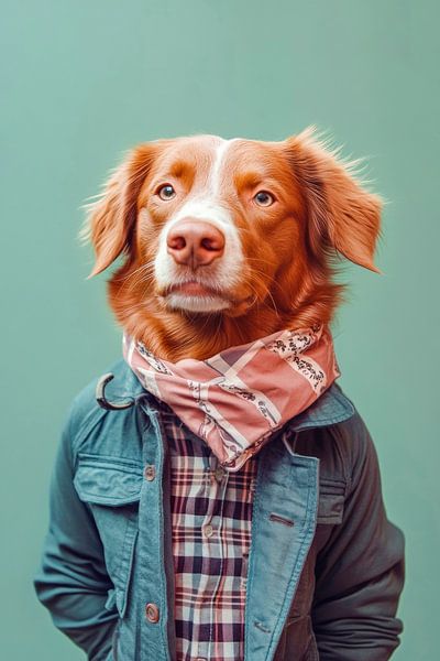 Nova Scotia Duck Tolling Retriever by Poster Art Shop