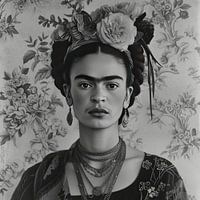 Frida Poster Black and White