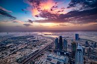 Dubai Sunrise by Rene Siebring thumbnail
