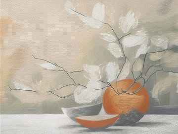 Abstract still life - Japandi/Wabi Sabi living style by Studio Pieternel