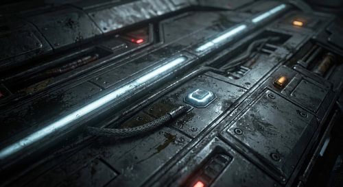 Sci-Fi-Bedienfeld