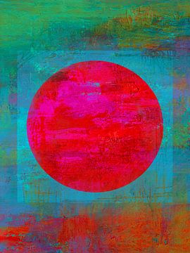 Cercle de rêve Turquoise Rouge Vert Bleu sur Claudia Gründler