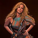 Mariah Carey Schilderij van Paul Meijering thumbnail