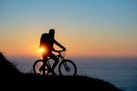 Bike at sea