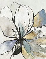 Umrissener Blumen II, Asia Jensen