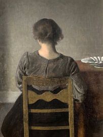 « Repos »  Portrait de Vilhelm Hammershøi