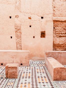 Marokkaanse architectuur in pastel II