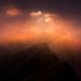 Alpen Sonnenuntergang von Frank Peters