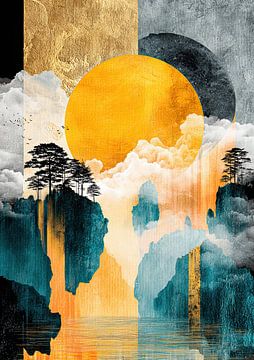 Sphären über der Bergstille von Niklas Maximilian