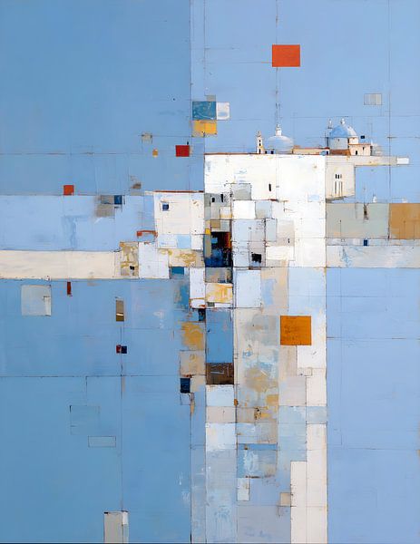 Koepels &amp; Dagdromen: Abstract mediterraan uitzicht van AHAI depARTment