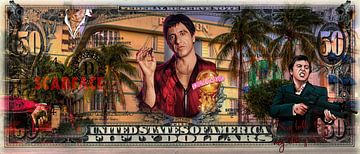 Tony Montana Scarface $50 van Rene Ladenius Digital Art