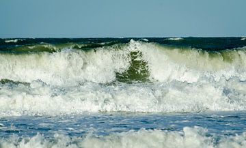 Hoogwater bij Domburg, Zeeland van Sven Wildschut