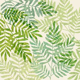 Tropical Fern Fronds by Kristian Gallagher