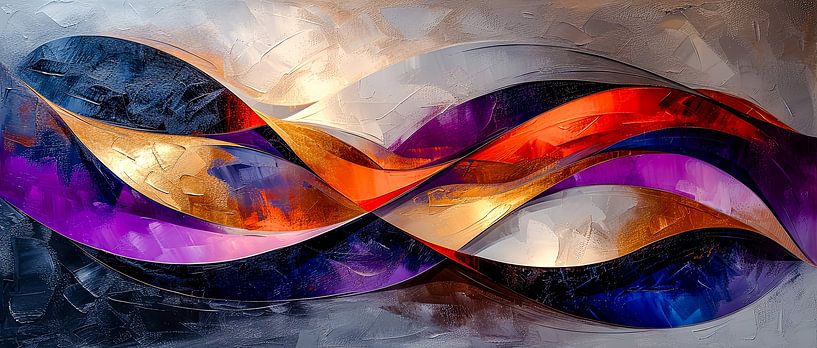 Symphony of vibrations by Klaus Tesching - Art-AI