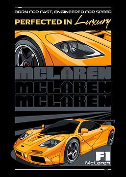 Voiture exotique McLaren F1 sur Adam Khabibi