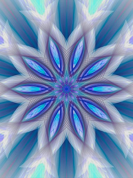 Mandala digital art 'Trust' by Ivonne Fuhren- van de Kerkhof