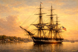 1797 Fregatte USS Constitution – Old Ironsides – Die Herrscherin der Meere