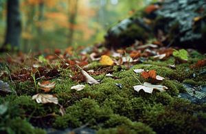 Spaziergang im Herbstwald