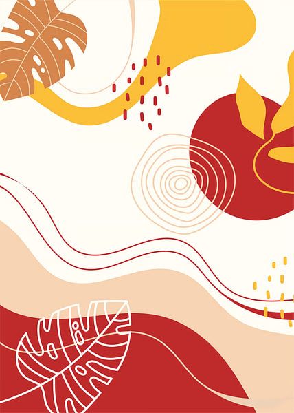 Vintage Bloom Abstract by Steven Kingsbury