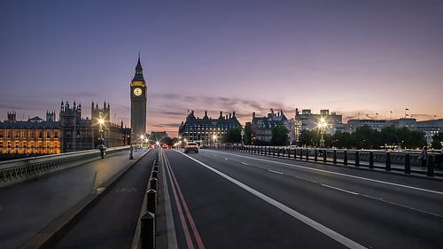 London Big Ben from Westminster Bridge