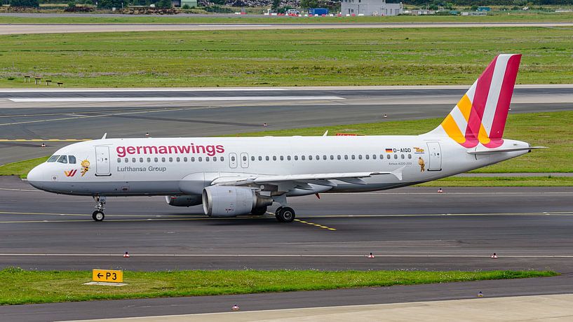 Germanwings Airbus A-320-200 Passagierflugzeug. von Jaap van den Berg