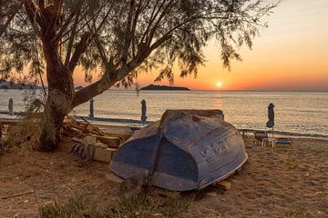 Sonnenuntergang auf Lesbos von Rinus Lasschuyt Fotografie