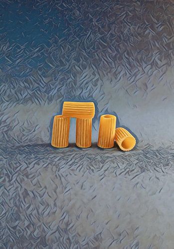 Pasta is art by Conte Monfrey