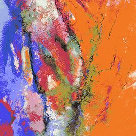 abstract floral by Claudia Gründler