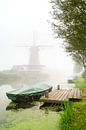 Mist in Bleskensgraaf van Jan Koppelaar thumbnail