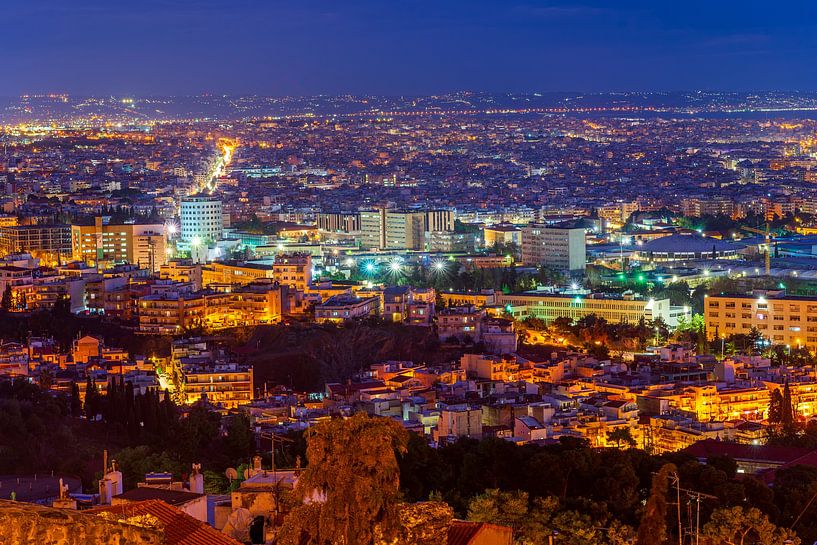 Thessaloniki Skyline (Greece) by Bert Beckers